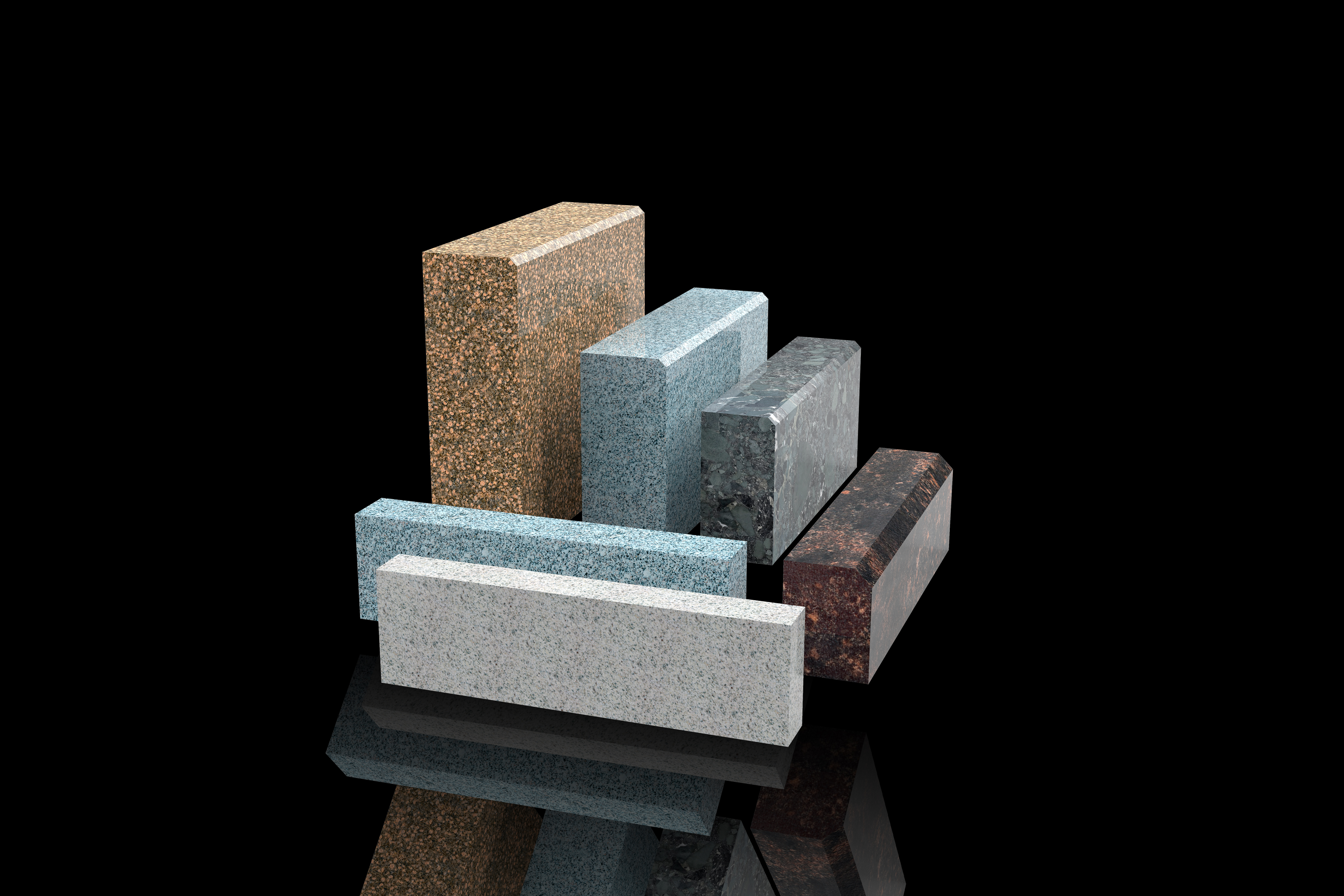 Прямой бордюр